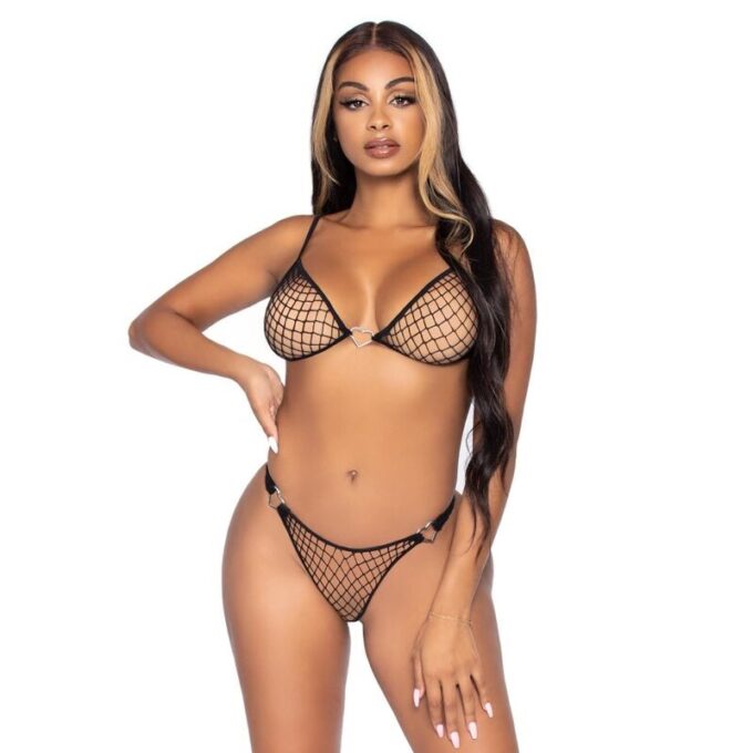 Set 2 Piese Lenjerie Industrial Net Negru OS 1 Set 2 Piese Lenjerie Industrial Net Negru OS