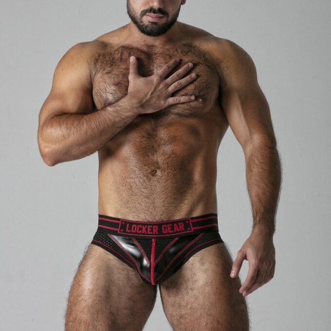 Bikini Suspensori Massive Rude Brief, Rosu, Marimea 36-S 1 Bikini Suspensori Massive Rude Brief, Rosu, Marimea 36-S