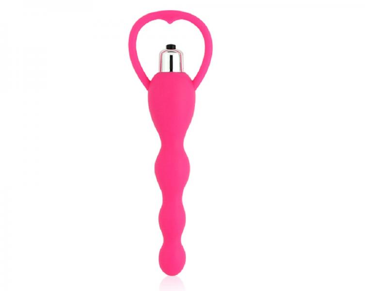 Bile Anale Silkey 10 Moduri Vibratii Silicon Roz 17 cm Guilty Toys