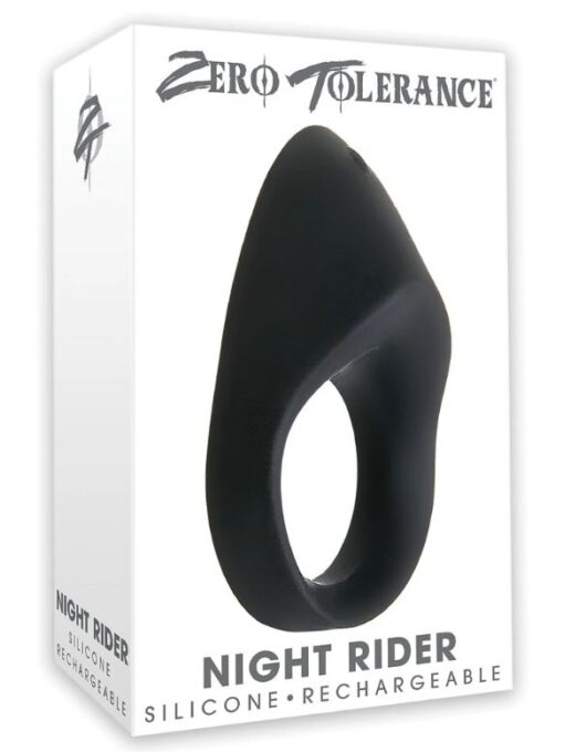 Inel de Penis Night Rider 20 Moduri Vibratii Silicon Negru 1 Inel de Penis Night Rider 20 Moduri Vibratii Silicon Negru