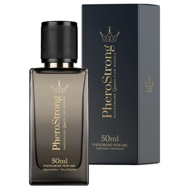 Parfum cu feromoni PHEROSTRONG Queen, pentru femei, note de magnolie, rodie și ambră, 50 ml