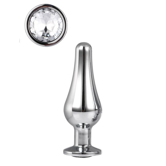 Dop Anal Pleasure Plug Medium Argintiu Gleaming Love 1 Dop Anal Pleasure Plug Medium Argintiu Gleaming Love