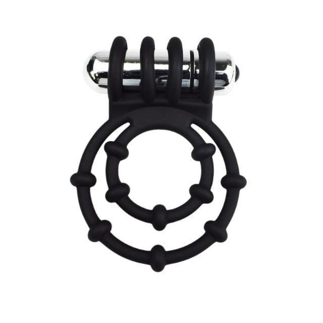 Inel vibrator RevRings - Double Vibrating Cock Ring, pentru imbunatatirea performatelor sexuale, Negru 1 Inel vibrator RevRings - Double Vibrating Cock Ring, pentru imbunatatirea performatelor sexuale, Negru