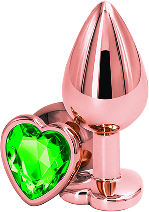 Dop Anal Brilliant Anal Plug Small, Rose Gold, Piatra Verde, Passion Labs 1 Dop Anal Brilliant Anal Plug Small, Rose Gold, Piatra Verde, Passion Labs