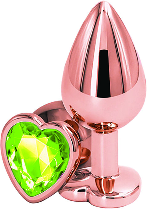 Dop Anal Brilliant Anal Plug Small, Rose Gold, Piatra Verde Deschis, Passion Labs 1 Dop Anal Brilliant Anal Plug Small, Rose Gold, Piatra Verde Deschis, Passion Labs