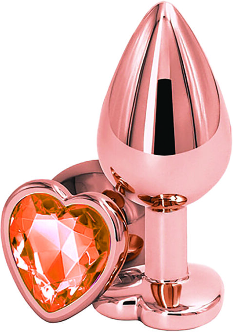Dop Anal Brilliant Anal Plug Small, Rose Gold, Piatra Portocalie, Passion Labs 1 Dop Anal Brilliant Anal Plug Small, Rose Gold, Piatra Portocalie, Passion Labs