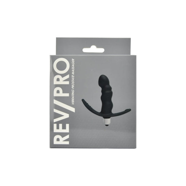 Plug anal RevPro - Vibrating Prostate Massager, din silicon, culoarea neagra, 8.5 cm 1 Plug anal RevPro - Vibrating Prostate Massager, din silicon, culoarea neagra, 8.5 cm