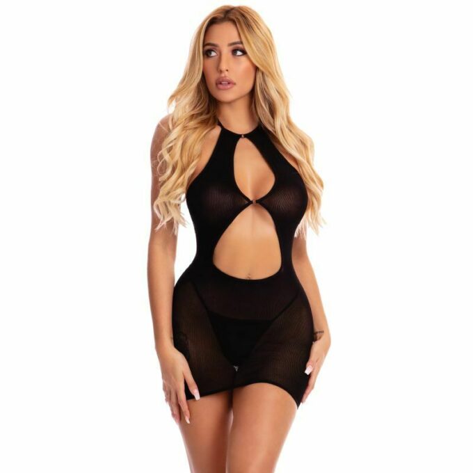Rochie Follow Me Mini Dress Neagra OS 1 Rochie Follow Me Mini Dress Neagra OS