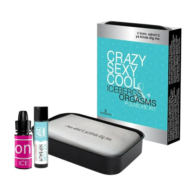 Set SENSUVA Crazy Sexy Cool Pleasure Kit, cu ulei și balsam cu efect de răcire, pentru stimulare clitoris și sâni 1 Set SENSUVA Crazy Sexy Cool Pleasure Kit, cu ulei și balsam cu efect de răcire, pentru stimulare clitoris și sâni