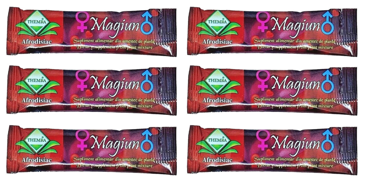 Set 6 Bucati -Supliment Alimentar pe Baza de Magiun cu Potential Afrodisiac THEMRA, 6x12 grame