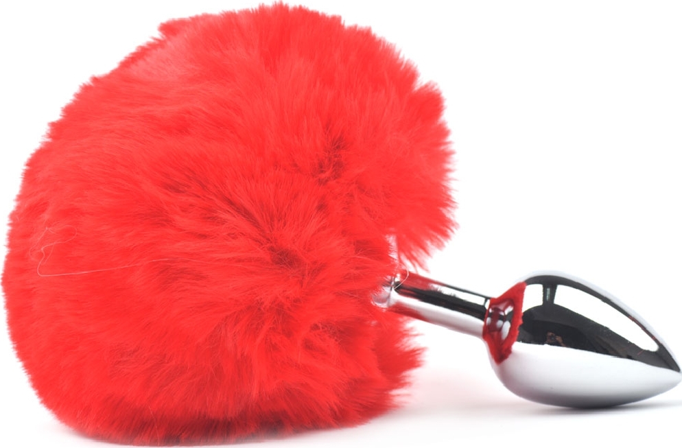 Dop Anal Bunny Buttplug, Small, Argintiu/Rosu, Passion Labs, Mystery 1 Dop Anal Bunny Buttplug, Small, Argintiu/Rosu, Passion Labs, Mystery