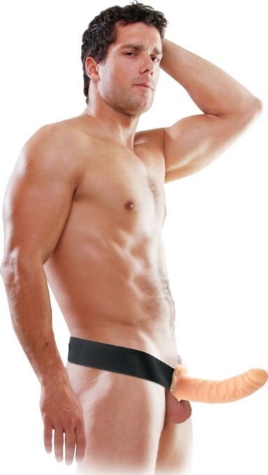 Strap-On Hollow 8 natural 1 Strap-On Hollow 8 natural