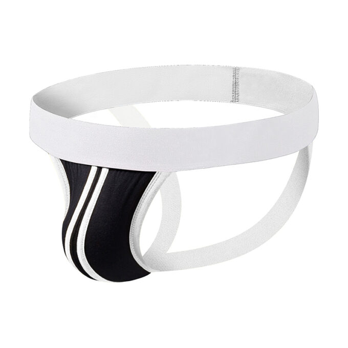 Bikini Barbati Tip Suspensor Alb/Negru XL 1 Bikini Barbati Tip Suspensor Alb/Negru XL