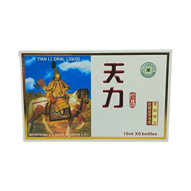 Set TIANLI Ultra Power, pentru potență, erecții ferme și întârzierea ejaculării, 6 fiole