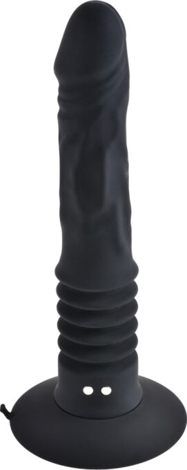 Vibrator Ass Fucker, 11 Moduri Vibratiii, Silicon, USB, Negru, 33.8 cm 1 Vibrator Ass Fucker, 11 Moduri Vibratiii, Silicon, USB, Negru, 33.8 cm