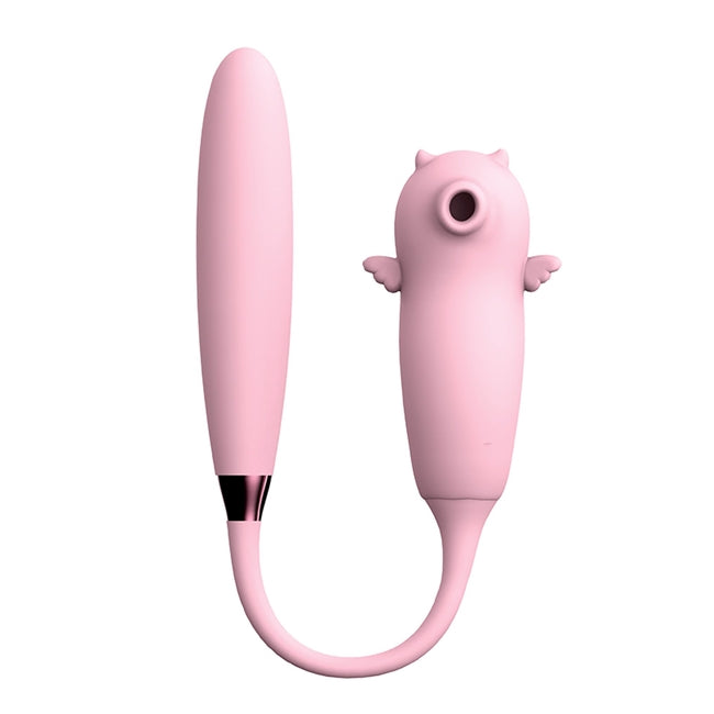 Jucarie sexuala Viola Dual Purpose, 9 functii de stimulare cu aer, 7 trepte de vibrare, roz, rezistent la apa 1 Jucarie sexuala Viola Dual Purpose, 9 functii de stimulare cu aer, 7 trepte de vibrare, roz, rezistent la apa