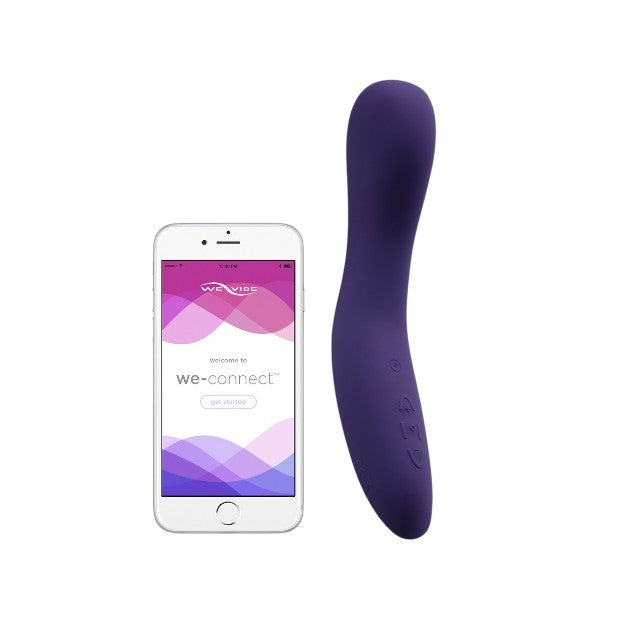 Stimulator WEVIBE - RAVE, control prin aplicatie, pentru a stimula G-spot-ul, 10 functii de vibratie, 25 cm, culoarea mov 1 Stimulator WEVIBE - RAVE, control prin aplicatie, pentru a stimula G-spot-ul, 10 functii de vibratie, 25 cm, culoarea mov